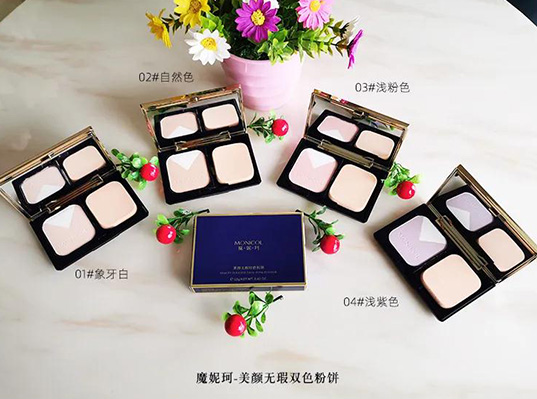 美顏無暇雙色粉餅 美顏無暇雙色粉餅